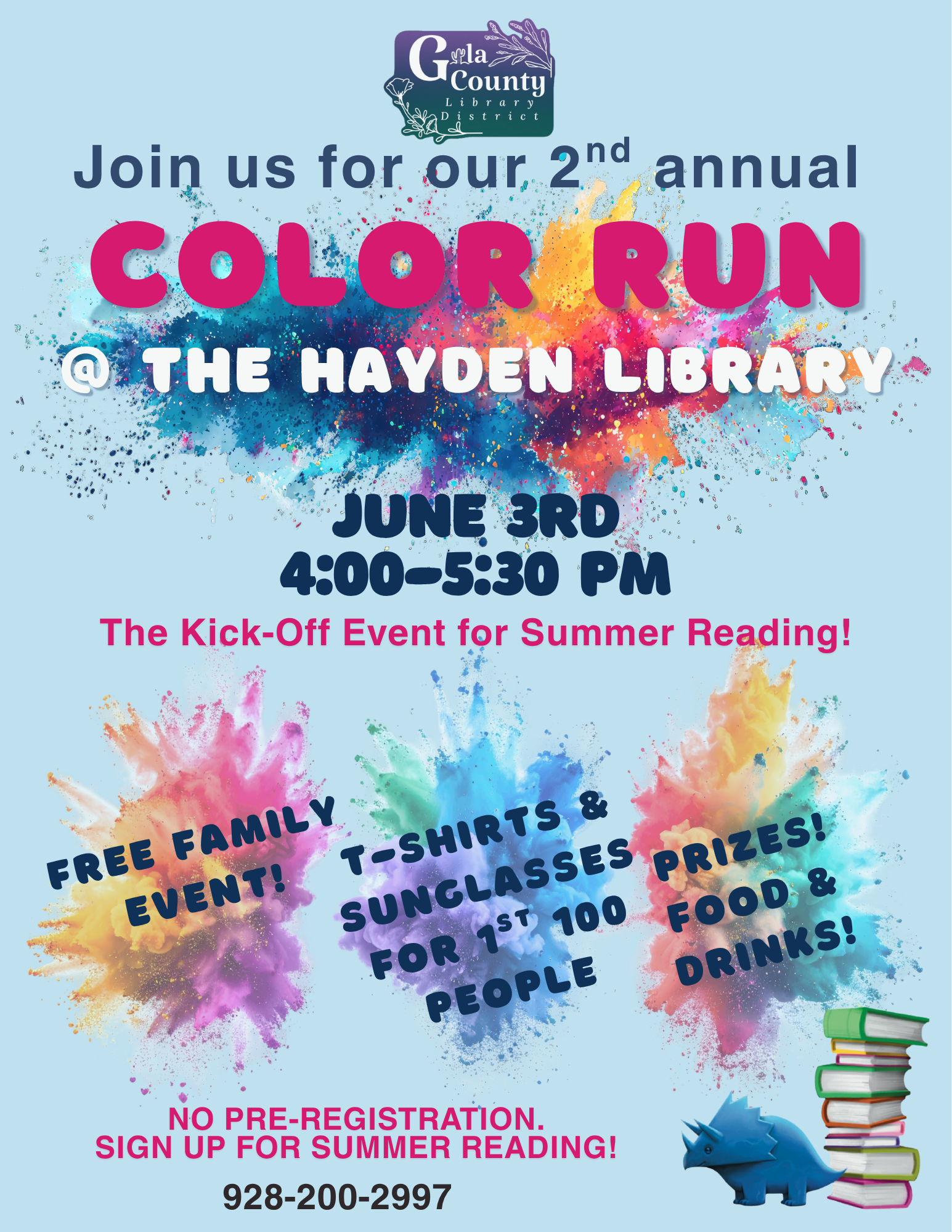 Color Run: the Kick-off Event for Summer Reading!