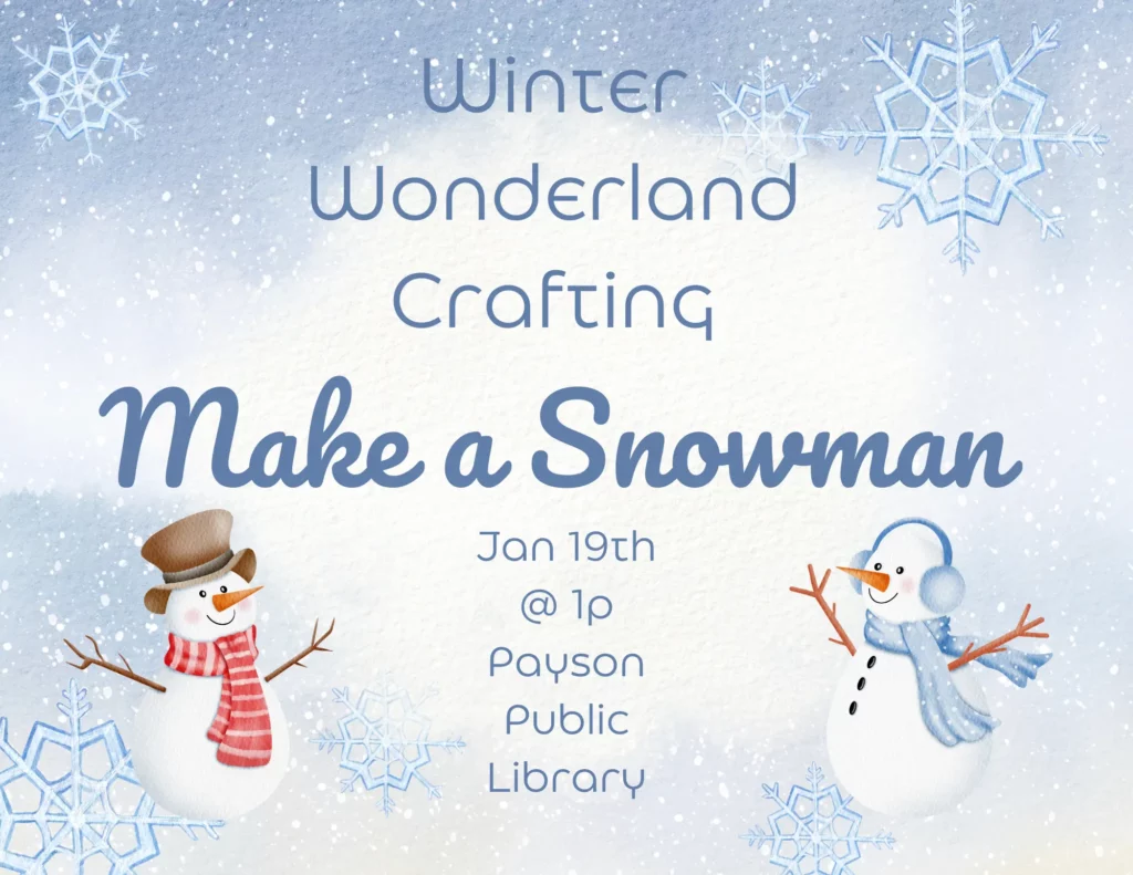 Winter Wonderland Crafting: Make a Snowman