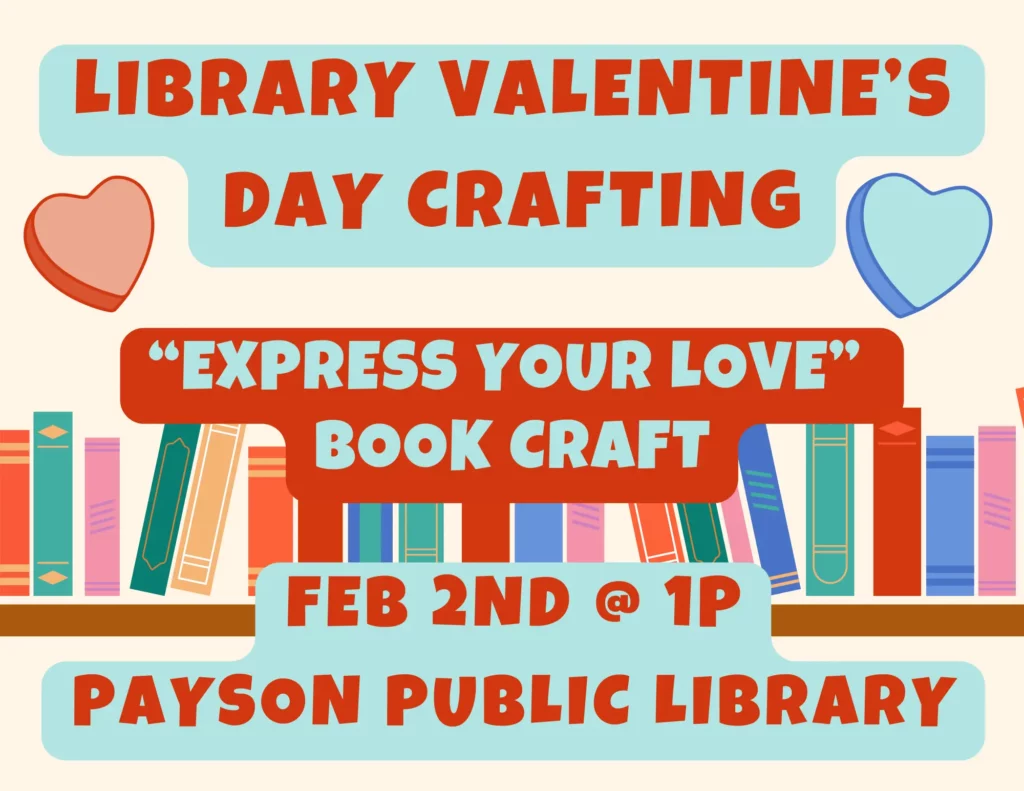 Valentine's Day Crafting: "Express Your Love" Book Craft