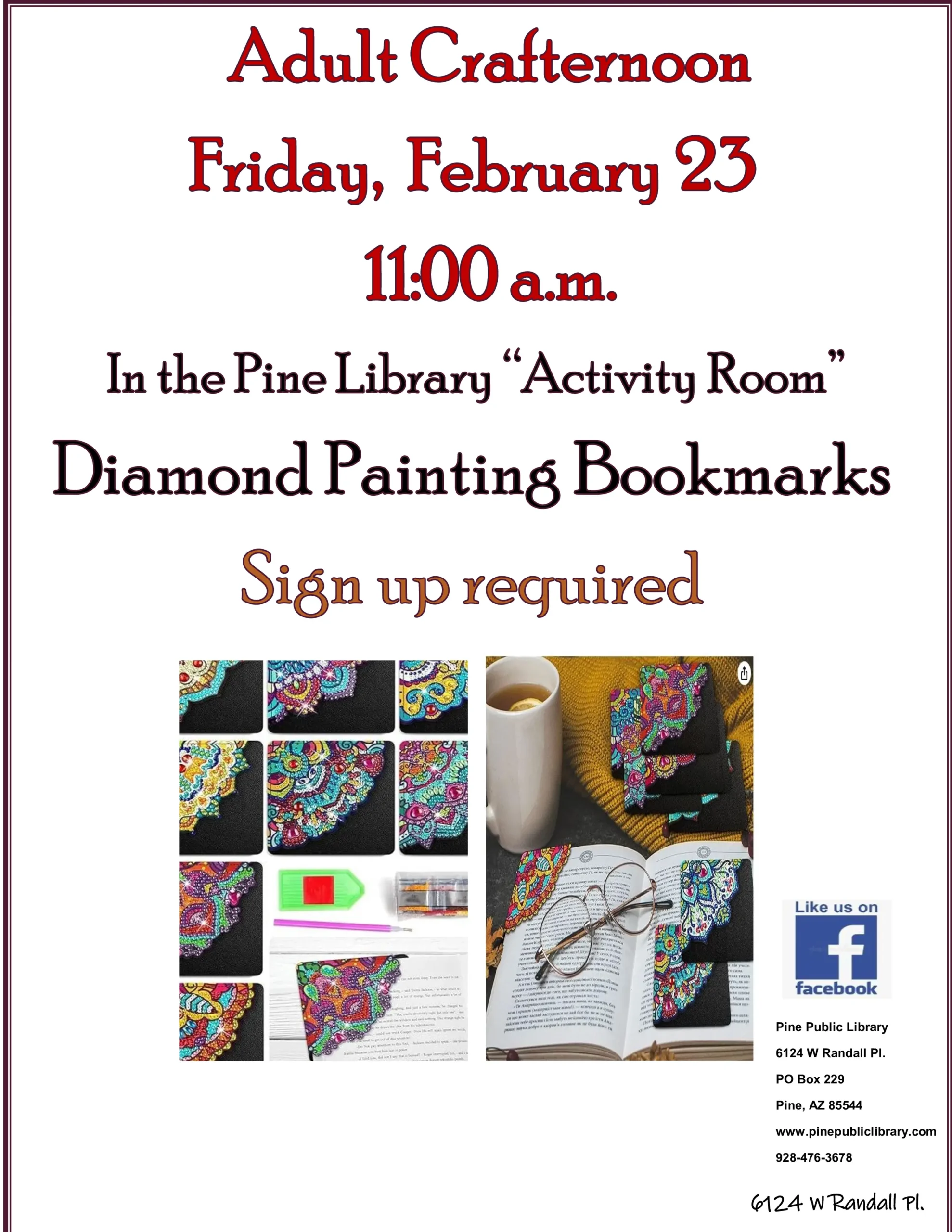 Sparkle and Shine: Diamond Painting Bookmarks Workshop