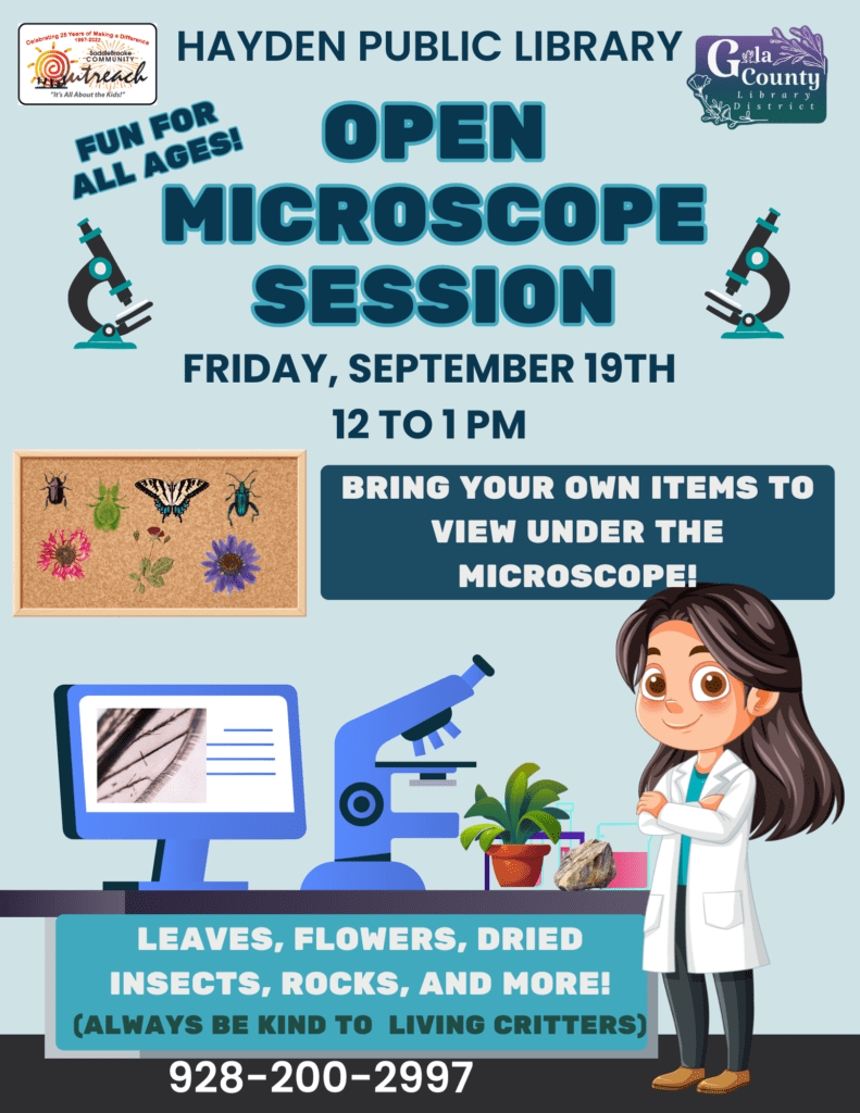 Open Microscope - fun for all ages!